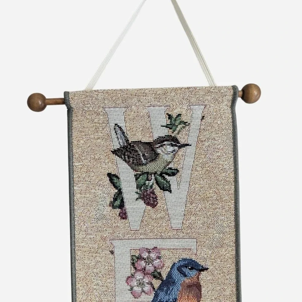 Nancy Shumaker Pallan Bird Watchers Alphabet Tapestry